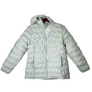 Magellan Women's Backpacker Trail Textured Puffer Jacket XL Frosty Green Outdoor